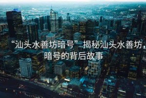 “汕頭水善坊暗號”揭秘汕頭水善坊，暗號的背后故事