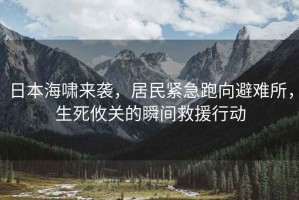 日本海嘯來襲，居民緊急跑向避難所，生死攸關(guān)的瞬間救援行動