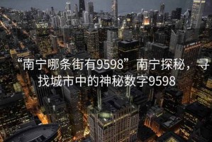 “南寧哪條街有9598”南寧探秘，尋找城市中的神秘?cái)?shù)字9598