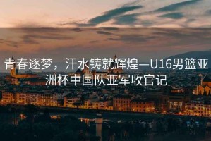 青春逐夢，汗水鑄就輝煌—U16男籃亞洲杯中國隊亞軍收官記