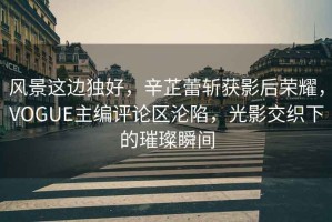 風景這邊獨好，辛芷蕾斬獲影后榮耀，VOGUE主編評論區淪陷，光影交織下的璀璨瞬間