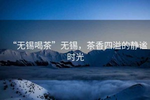 “無錫喝茶”無錫，茶香四溢的靜謐時(shí)光