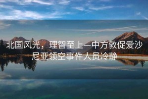 北國風光，理智至上—中方敦促愛沙尼亞領空事件人員冷靜