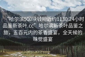 “哈爾濱500塊錢附近約1130.24小時品鑒新茶葉.cc”哈爾濱新茶葉品鑒之旅，五百元內的茶香盛宴，全天候的味覺盛宴