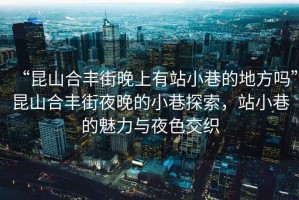 “昆山合豐街晚上有站小巷的地方嗎”昆山合豐街夜晚的小巷探索，站小巷的魅力與夜色交織