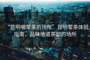 “昆明喝葷茶的場所”昆明葷茶體驗指南，品味地道茶韻的場所