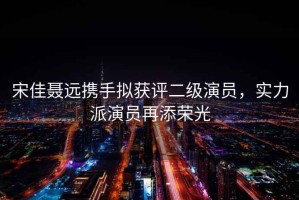宋佳聶遠(yuǎn)攜手?jǐn)M獲評二級演員，實(shí)力派演員再添榮光