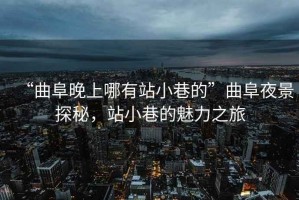 “曲阜晚上哪有站小巷的”曲阜夜景探秘，站小巷的魅力之旅