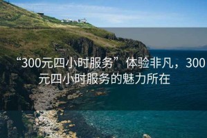 “300元四小時(shí)服務(wù)”體驗(yàn)非凡，300元四小時(shí)服務(wù)的魅力所在