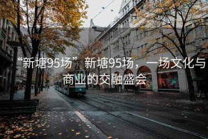 “新塘95場”新塘95場，一場文化與商業的交融盛會