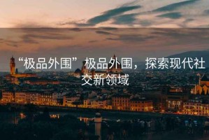 “極品外圍”極品外圍，探索現代社交新領域