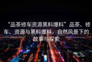 “品茶修車資源黑料爆料”品茶、修車、資源與黑料爆料，自然風景下的故事與探索