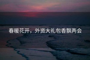 春暖花開，外資大禮包香飄兩會