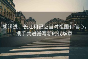 胡錫進，長江和記應當對祖國有信心，攜手共進譜寫新時代華章