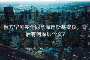 俄方罕見完全同意澤連斯基提議，背后有何深層含義？