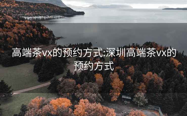 高端茶vx的預(yù)約方式:深圳高端茶vx的預(yù)約方式