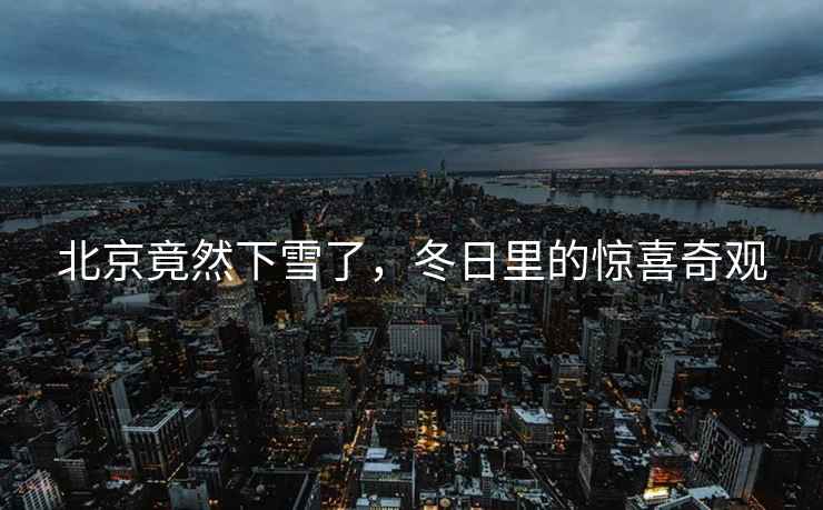 北京竟然下雪了，冬日里的驚喜奇觀