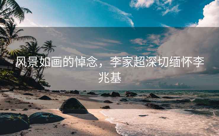 風(fēng)景如畫的悼念，李家超深切緬懷李兆基