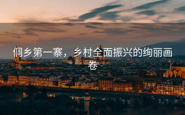 侗鄉第一寨，鄉村全面振興的絢麗畫卷
