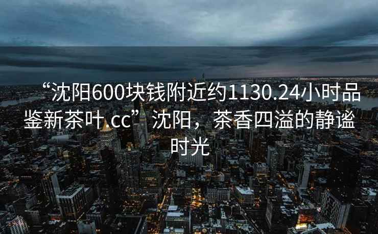 “沈陽600塊錢附近約1130.24小時品鑒新茶葉.cc”沈陽，茶香四溢的靜謐時光
