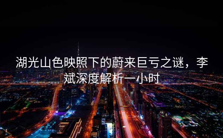 湖光山色映照下的蔚來巨虧之謎，李斌深度解析一小時