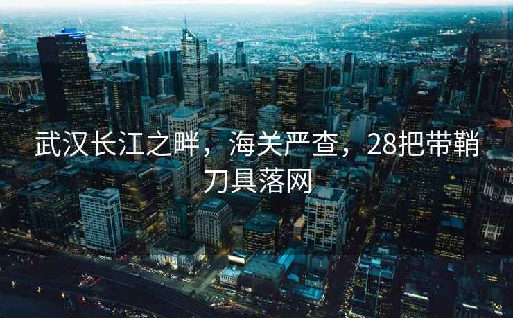 武漢長江之畔，海關嚴查，28把帶鞘刀具落網(wǎng)