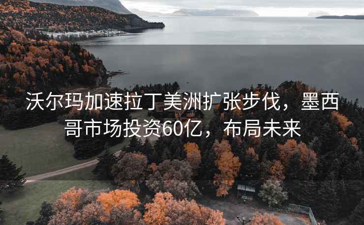 沃爾瑪加速拉丁美洲擴張步伐，墨西哥市場投資60億，布局未來