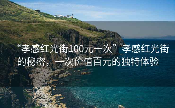 “孝感紅光街100元一次”孝感紅光街的秘密，一次價值百元的獨特體驗