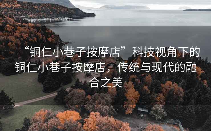 “銅仁小巷子按摩店”科技視角下的銅仁小巷子按摩店，傳統與現代的融合之美