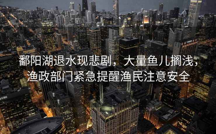 鄱陽湖退水現悲劇，大量魚兒擱淺，漁政部門緊急提醒漁民注意安全