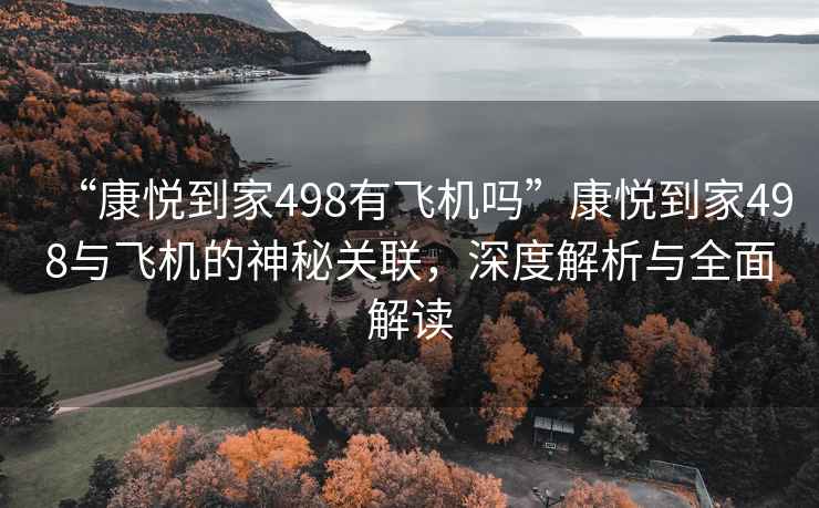 “康悅到家498有飛機嗎”康悅到家498與飛機的神秘關聯，深度解析與全面解讀