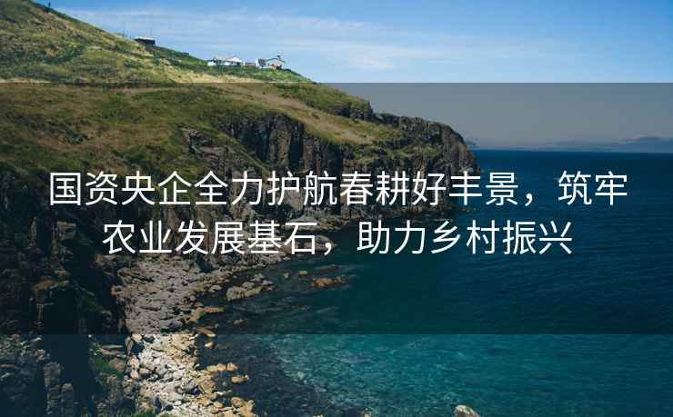 國資央企全力護(hù)航春耕好豐景，筑牢農(nóng)業(yè)發(fā)展基石，助力鄉(xiāng)村振興