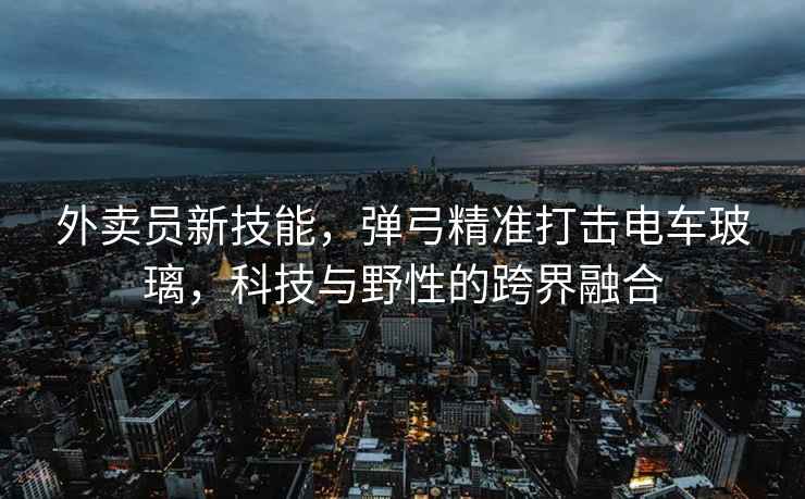 外賣員新技能，彈弓精準打擊電車玻璃，科技與野性的跨界融合