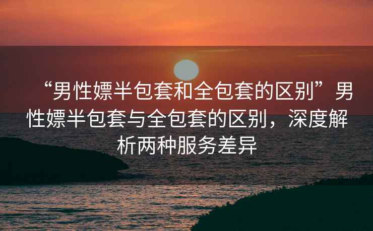 “男性嫖半包套和全包套的區(qū)別”男性嫖半包套與全包套的區(qū)別，深度解析兩種服務(wù)差異