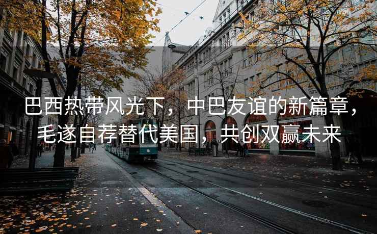 巴西熱帶風(fēng)光下，中巴友誼的新篇章，毛遂自薦替代美國，共創(chuàng)雙贏未來