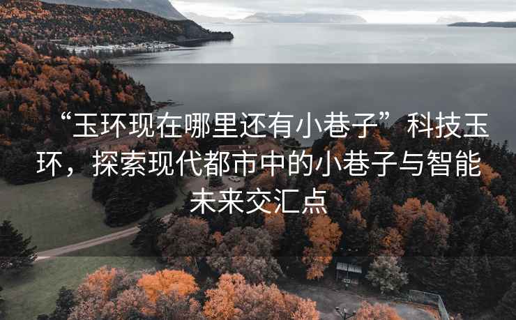“玉環(huán)現(xiàn)在哪里還有小巷子”科技玉環(huán)，探索現(xiàn)代都市中的小巷子與智能未來交匯點
