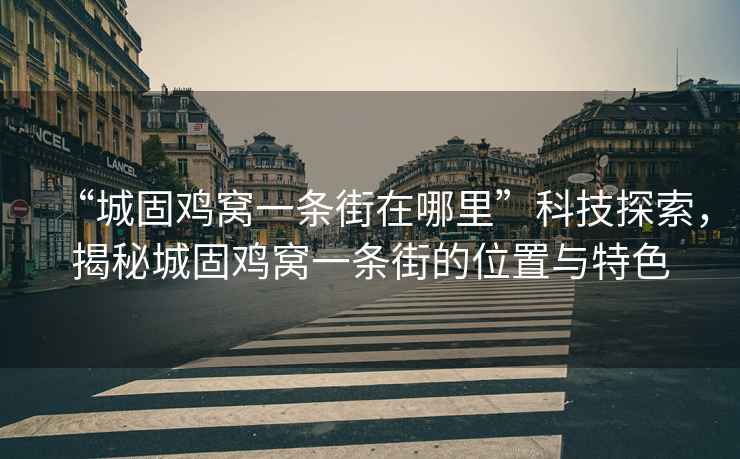 “城固雞窩一條街在哪里”科技探索，揭秘城固雞窩一條街的位置與特色