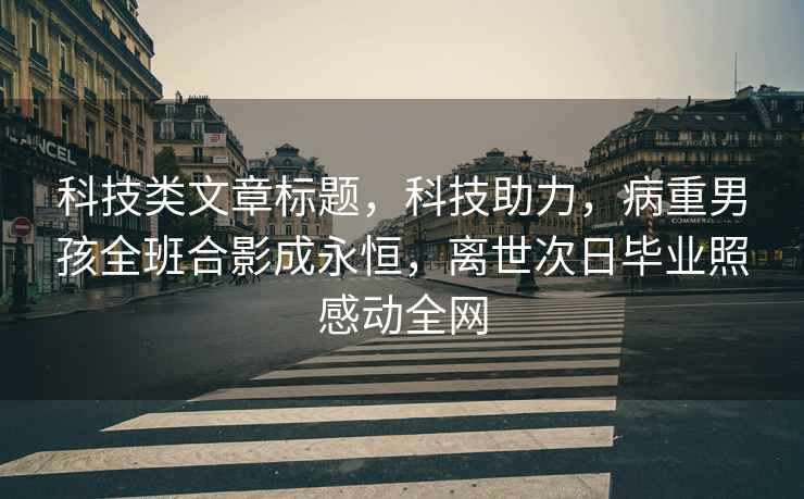 科技類文章標題，科技助力，病重男孩全班合影成永恒，離世次日畢業照感動全網