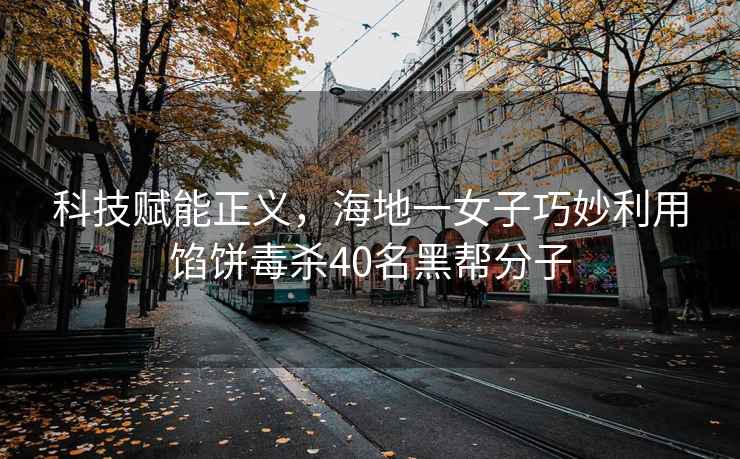 科技賦能正義，海地一女子巧妙利用餡餅毒殺40名黑幫分子