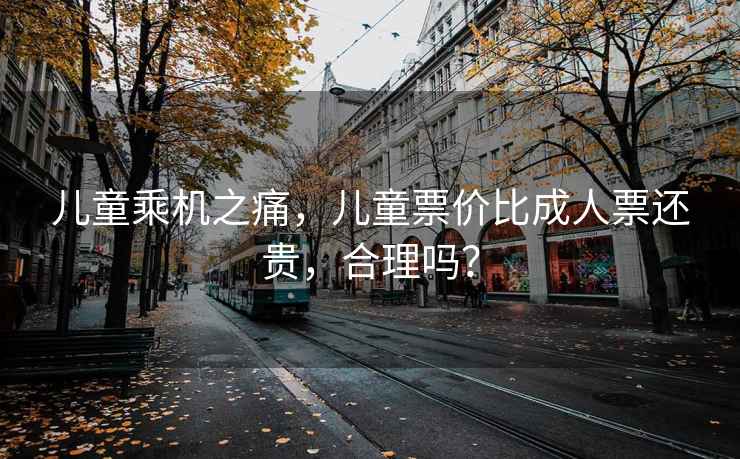 兒童乘機之痛，兒童票價比成人票還貴，合理嗎？