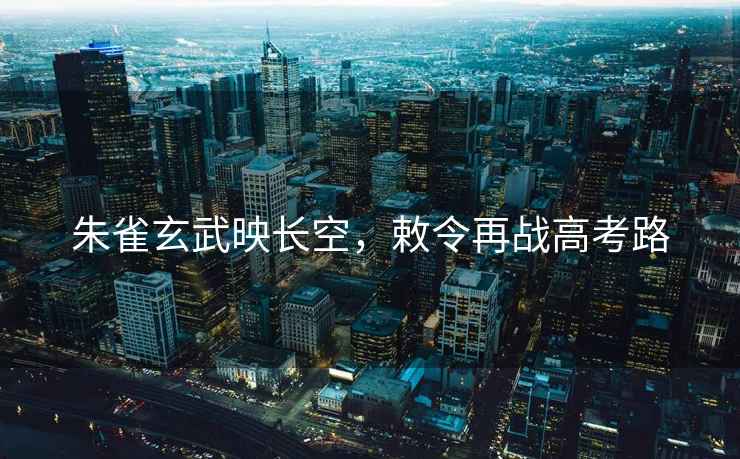 朱雀玄武映長空，敕令再戰高考路