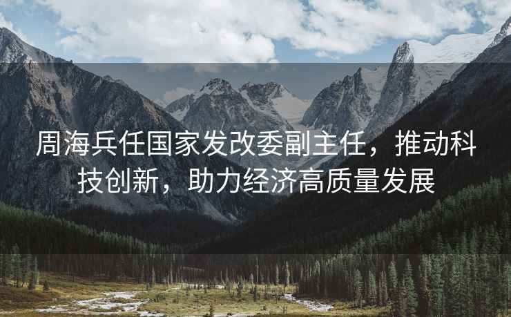 周海兵任國家發改委副主任，推動科技創新，助力經濟高質量發展