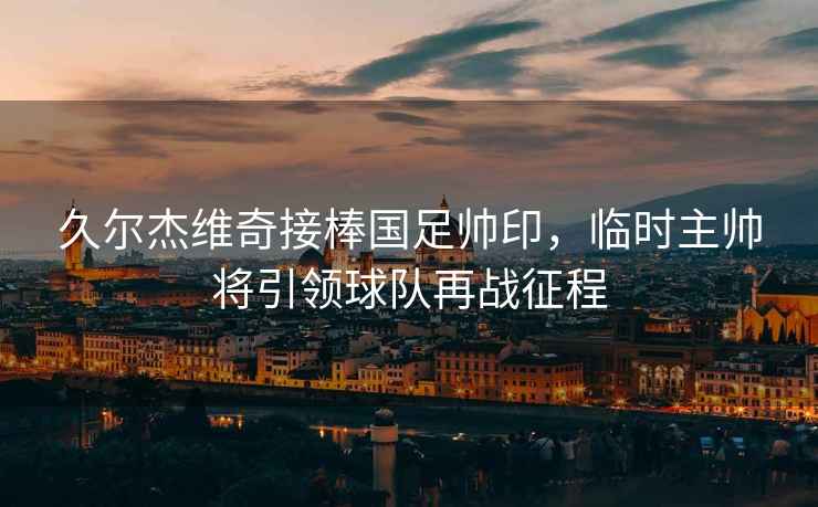 久爾杰維奇接棒國足帥印，臨時主帥將引領球隊再戰征程