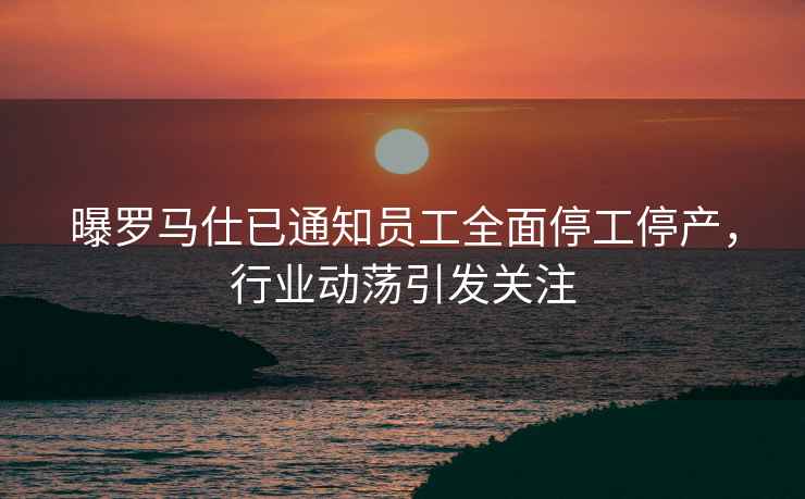 曝羅馬仕已通知員工全面停工停產，行業動蕩引發關注
