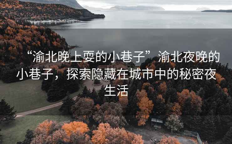 “渝北晚上耍的小巷子”渝北夜晚的小巷子，探索隱藏在城市中的秘密夜生活