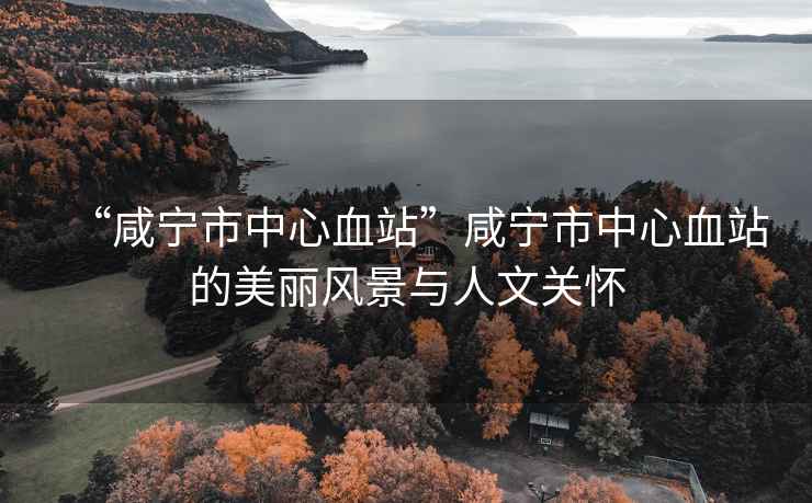 “咸寧市中心血站”咸寧市中心血站的美麗風景與人文關懷
