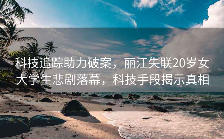 科技追蹤助力破案，麗江失聯(lián)20歲女大學(xué)生悲劇落幕，科技手段揭示真相