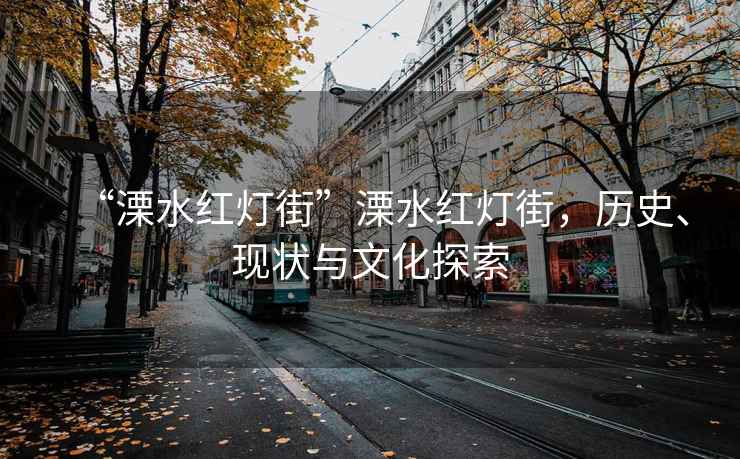 “溧水紅燈街”溧水紅燈街，歷史、現狀與文化探索