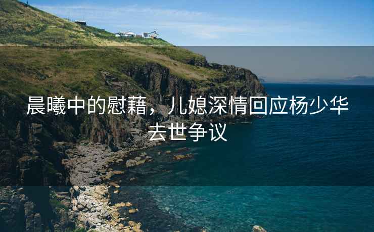晨曦中的慰藉，兒媳深情回應楊少華去世爭議