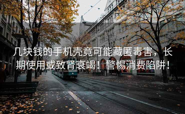 幾塊錢的手機殼竟可能藏匿毒害，長期使用或致腎衰竭！警惕消費陷阱！